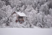 maison hiver